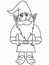 Coloring Gnome Pages Printable Clipart Fantasy Colouring Cartoon Print Library Kids Girl Clip Popular Comments Coloringhome sketch template
