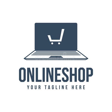 boutique en ligne logo de magasin illustration stock illustration du logo insigne