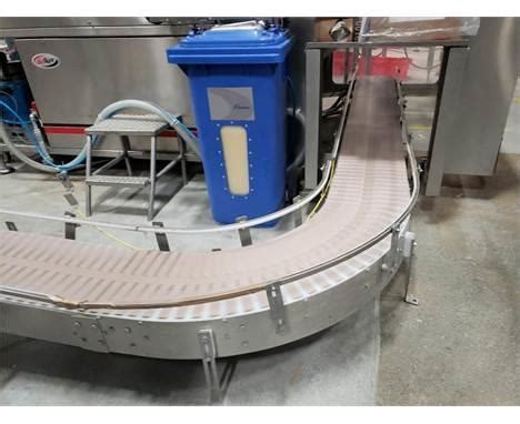 ft long table top belt conveyor  multiple turns