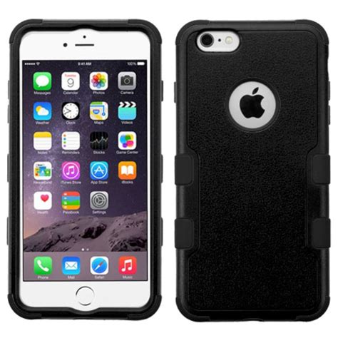 mybat  layer hybrid protective hard case cover  iphone      black