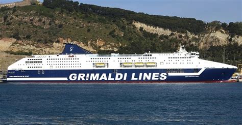 grimaldi lines debuts environmentally upgraded superferry seatrade maritime