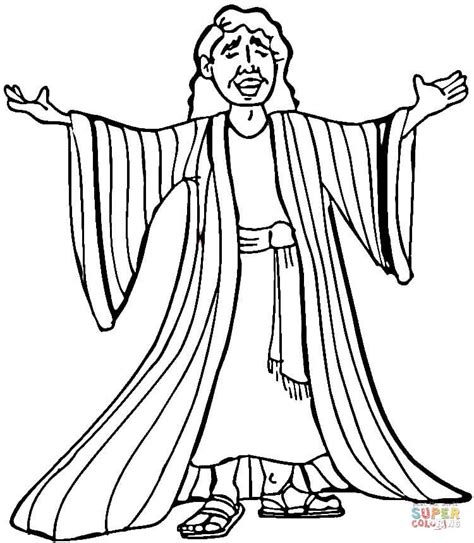 joseph  colored coat coloring page  printable coloring pages