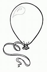 Coloring Pages Balloons Balloon Colouring Popular sketch template