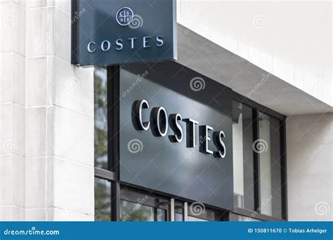 costes shop sign  antwerp belgium editorial image image  antwerp black