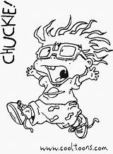 Rugrats Chucky Razmoket Chuckie Classique Coloriages sketch template