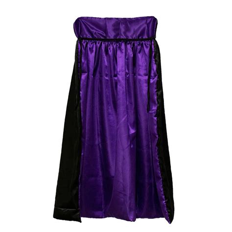 purple hooded witch cape halloween count dracula wizard cloak costume