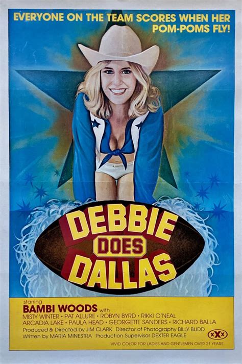 original debbie  dallas  poster bambi woods cheerleader barnebys