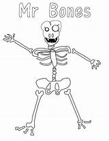 Skeleton Coloring Pages Kids Skeletal System Printable Halloween Bones Color Drawing Clipart Mr Getdrawings Library Gif Popular Clip Coloringhome sketch template