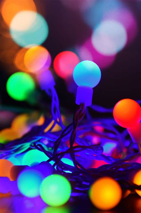 images light lights background bulb colorful string