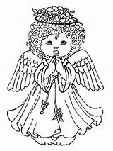 Coloring Angel Pages Angels Christmas Colouring Printable Girl Baby Realistic Color Print Feet Kids Fairy Drawing Dinokids Girls Getcolorings Patterns sketch template