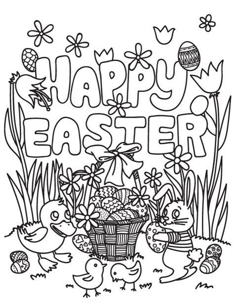 happy easter coloring page    httpsmuseprintablescomdownloadcoloring
