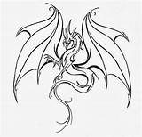 Dragon Tattoo Outline Drawing Simple Stencil Drawings Flying Tattoos Stencils Designs Deviantart Dragons Lined Cool Noot Small Clipart Outlines Clip sketch template