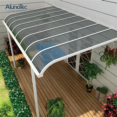 factory price polycarbonate awning canopy aluminum patio roof  backyard buy patio roof