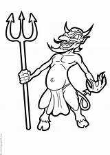 Teufel Ausmalbilder Diablos Demon Malvorlagen Ausmalen Demonios Kinder Varityskuvia Q3 Demons sketch template