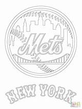 Coloring Mets Pages Logo York Mlb Baseball Printable City Chiefs Jets Rangers Skyline Sport Print Kc Kids Cubs Football Color sketch template
