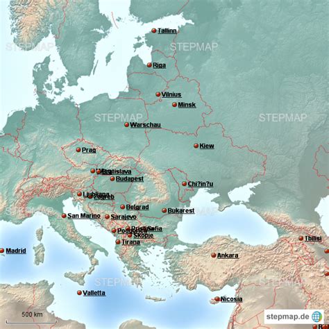 stepmap europa staedten learn landkarte fuer deutschland