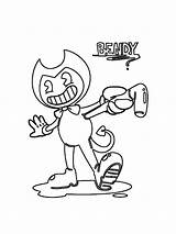 Bendy Mischievous Coloringpagesonly sketch template