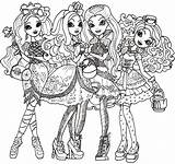 Ever After High Coloring Pages Sheet Printable Print Characters Briar Raven Colouring Sheets Apple Click Do Colorear Google sketch template
