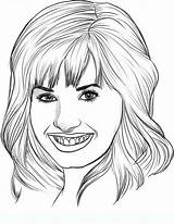 Coloring Pages Hepburn Audrey Britney Spears Demi Color Getcolorings Lovato Getdrawings Printable sketch template