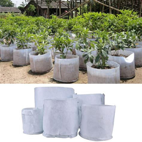 cheersus  fabric pots smart root pouch pot felt grow bag