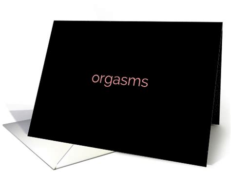 Sexy Orgasm Thank You Suggestive Adult Theme Card 1516270