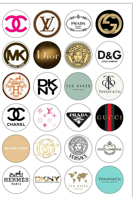 pin  lebasi selarom  chapas chanel stickers clothing brand logos
