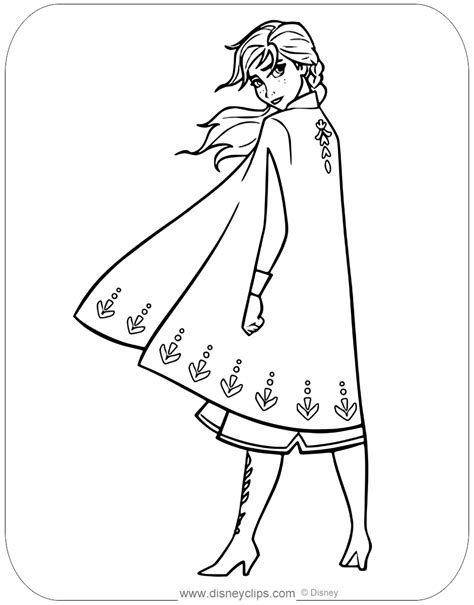 view anna frozen  printable coloring pages images