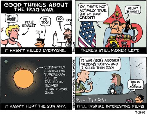 toon ted rall good things about the iraq war democratic underground