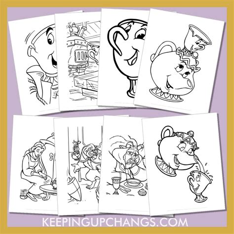 potts  chip coloring pages sheets popular printables