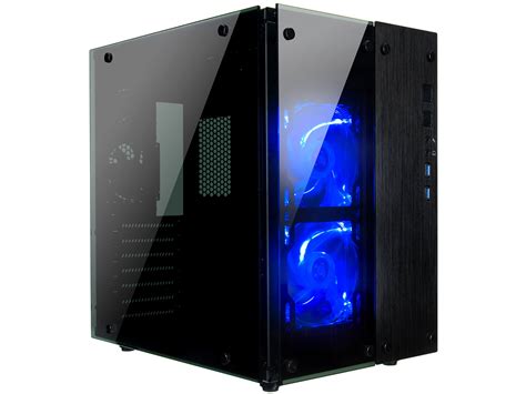 rosewill gaming cube computer case  blue case fans cullinan px blue