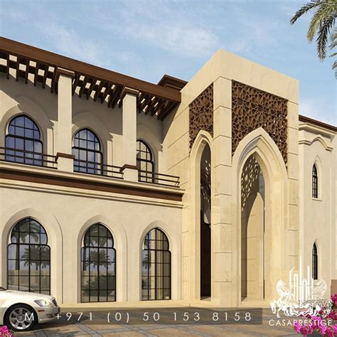 luxury exterior outdoor arabic design  dubai uae arsitektur masjid desain arsitektur