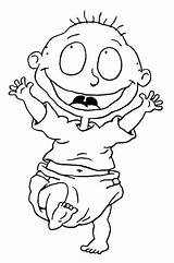 Tommy Coloring Pages Rugrats Getdrawings sketch template
