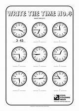 Time Coloring Pages Cool Kids Write Angeles Los Activities Getcolorings Color sketch template