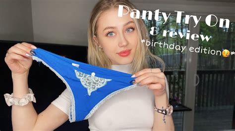 Trying On Panties For My Birthday Knotty Knickers Youtube