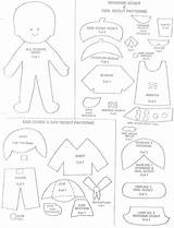 Coloring Scout Brownie Pages Girl Popular sketch template