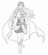 Warrior Coloring Female Pages Girl Anime Princess Designlooter 05kb 300px sketch template