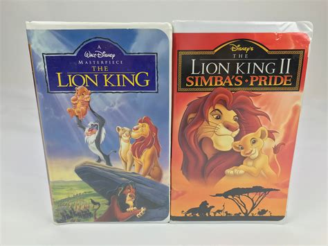 lion king  simbas pride disney animated adventures kids pal vhs