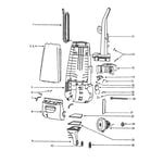 eureka model  upright vacuum repair replacement parts