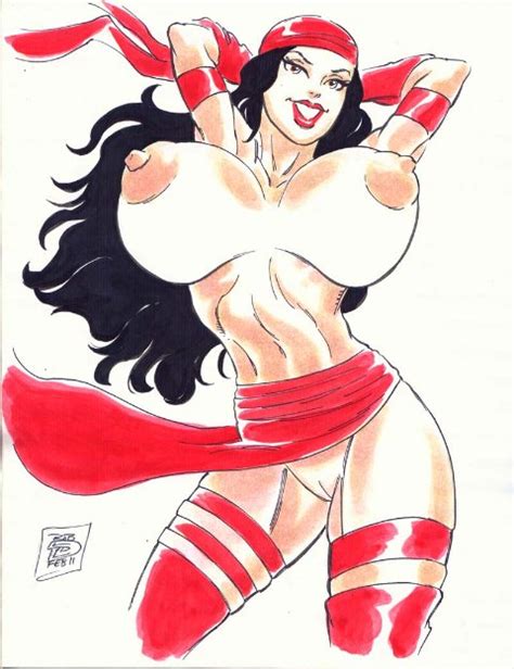Rule 34 Daredevil Series Elektra Natchios Huge Breasts