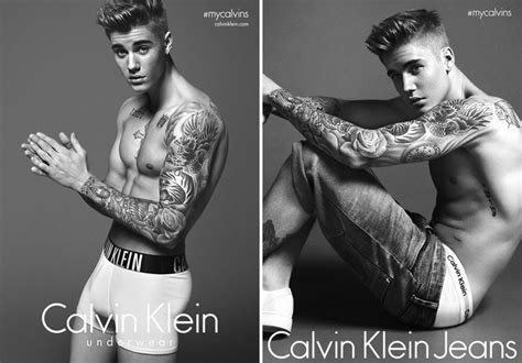 Justin Bieber For Calvin Klein Seeing May Not Be Believing The New
