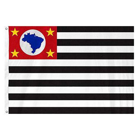 Bandeira Oficial Do Estado De São Paulo 128 X 90 2 Panos