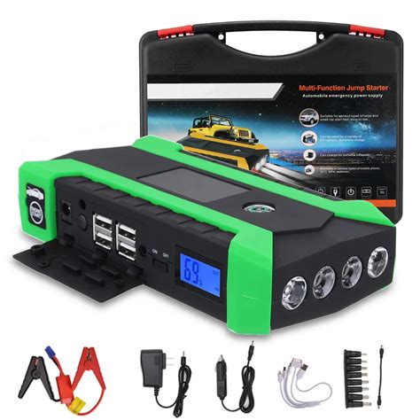 mah   usb car jump starter portable car battery booster