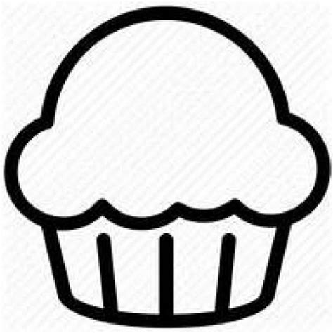 black  white muffin outline cupcakes cupcakes desenho cupcake