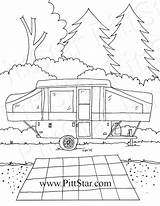 Trailer Coloring Pop Pages Camper Etsy Board Camping Template Visit Choose Truck Books sketch template