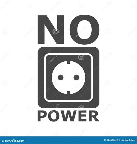 power icon stock vector illustration  icon plug