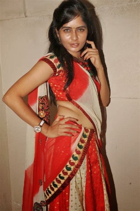 Madhumitha Hot Photos In Saree At Cut Chesthe Movie Audio