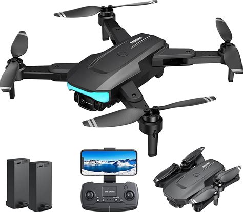 gps drone avec camera  pour debutant kidomo pliable quadrocopter moteurs sans balais avec