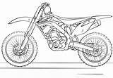 Bike Motocross sketch template