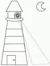 Lighthouse Coloring Pages Printable Template Kids Drawing Light Easy Hatteras Bestcoloringpagesforkids Vector Bulb Getdrawings Templates Cape Large Bible Popular Ocean sketch template