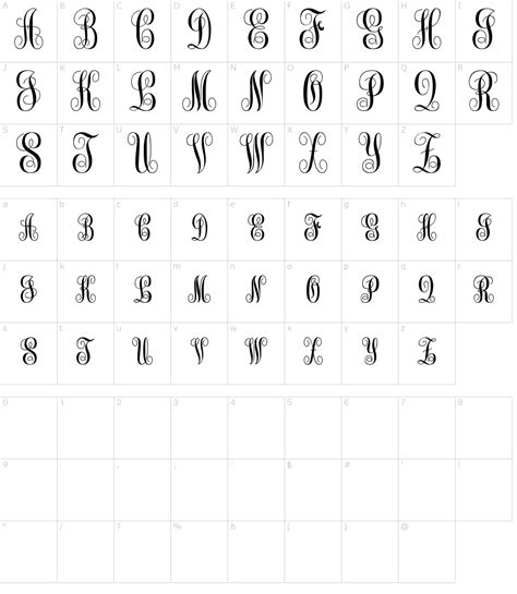 monogram kk font
